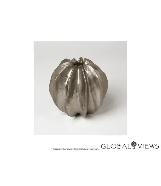 SEA STAR VASE - MATTE SILVER.