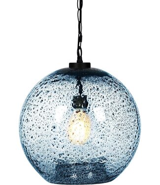 WESTHILL INTERIORS SEED OPEN LARGE PENDANT. - BLUE WESTHILL INTERIORS SEED OPEN LARGE PENDANT. - BLUE