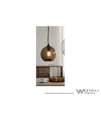 WESTHILL INTERIORS SEED OPEN SMALL PENDANT. - BROWN WESTHILL INTERIORS SEED OPEN SMALL PENDANT. - BROWN