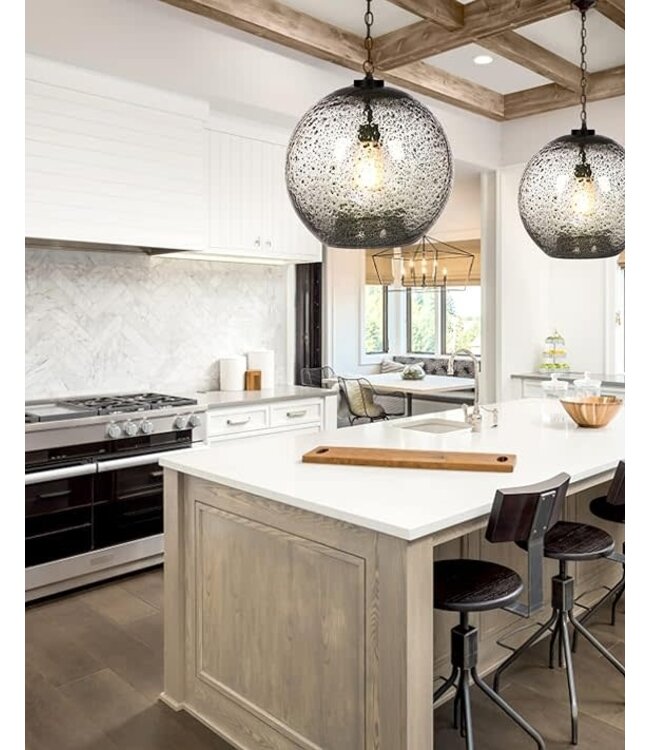 SEED OPEN SMALL PENDANT. - CLEAR