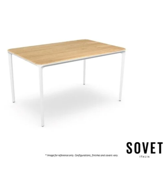 SLIM DINING TABLE OAK/ WHITE.