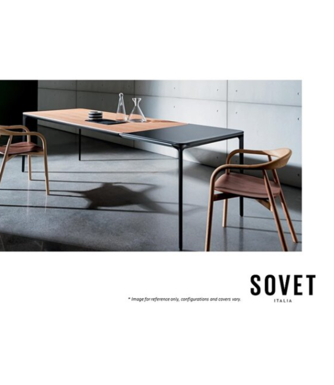 SLIM EXTENSIBLE DINING TABLE.