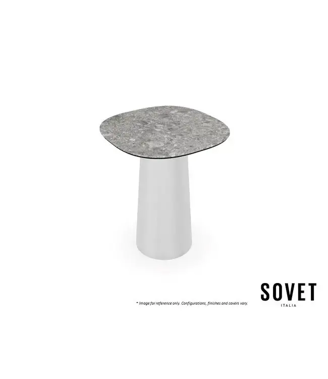 TOTEM (BAR) OUTDOOR SHAPED DINING TABLE.