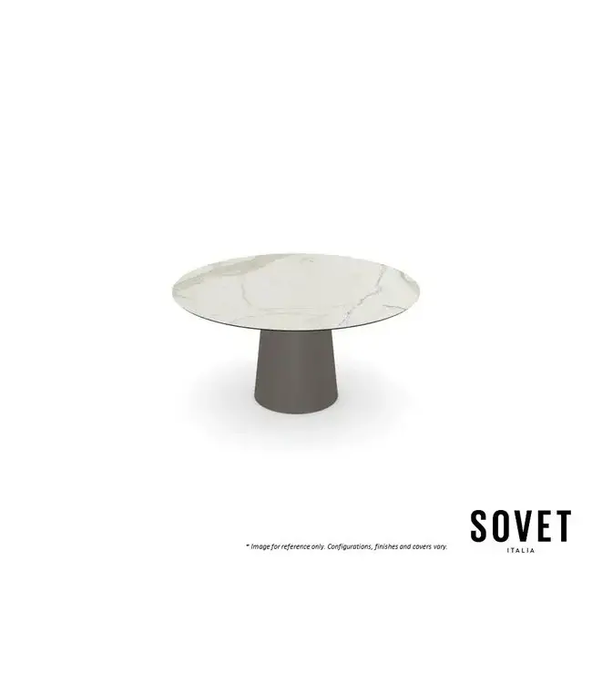 TOTEM OUTDOOR ROUND DINING TABLE.