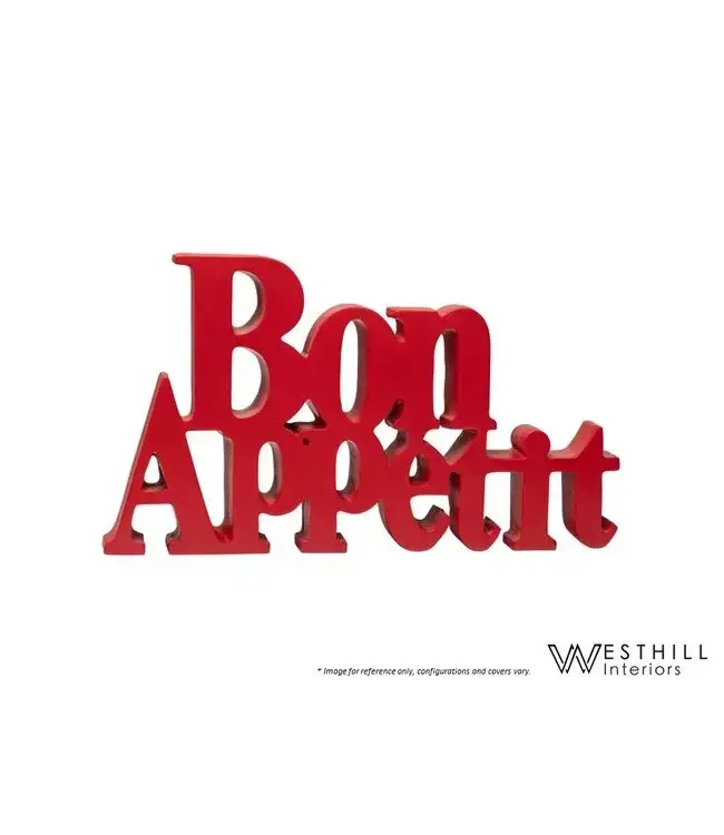 WORD BON APPETIT RESIN.