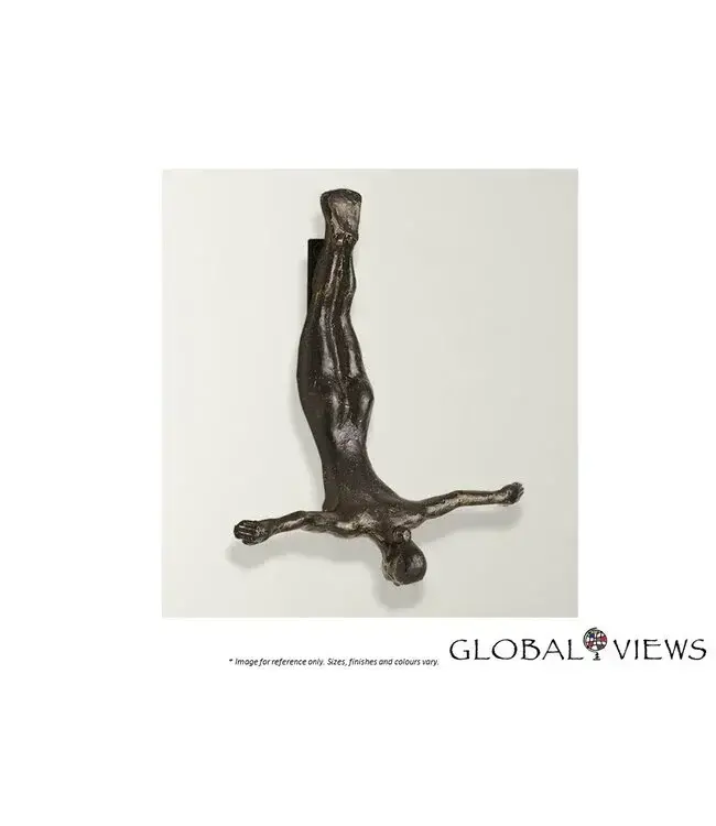 WALL DIVER - FEMALE BRONZE.