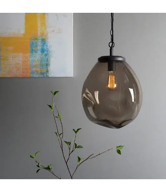 BUBBLE PENDANT LARGE BROWN