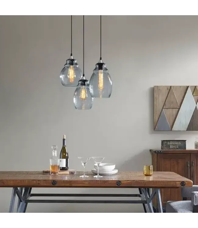 MAUI CHANDELIER - BLUE.