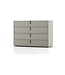 SANTA LUCIA MOBILI ONICE 4 DRAWER DRESSER - MATTE WOOD GREY