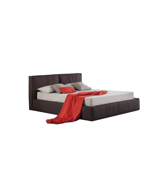 EASY KING BED - STORAGE BASE CREAM FABRIC