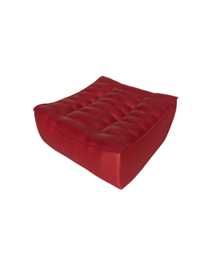 CALIA ITALIA FOX TROT LARGE OTTOMAN.