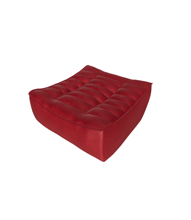 CALIA ITALIA FOX TROT LARGE OTTOMAN.