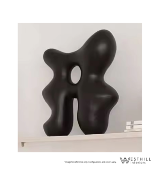 ALIEN ORNAMENT - BLACK CERAMIC
