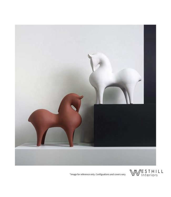 HORSE SCULPTURE MATTE WHITE