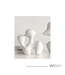 WESTHILL INTERIORS MATTE WHITE ALIEN SHAPE SCULPTURE B