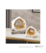 WESTHILL INTERIORS BROKEN CUBE WHITE AND GOLD
