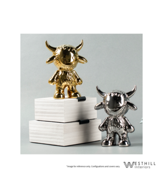 WESTHILL INTERIORS CARTOON COW STATUE