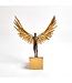RUNNING MAN WITH GOLDEN WINGS