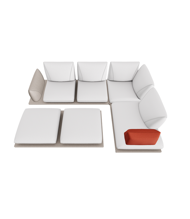 PRALIN SECTIONAL SOFA AND BENCH