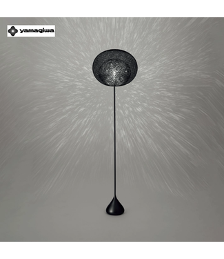 YAMAGIWA MAYUHANA MA BLACK FLOOR LAMP
