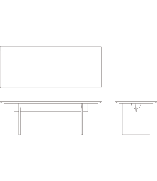 N-DT01 DINING TABLE200