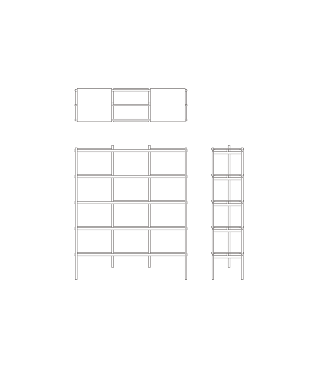 N-SS01 SHELVING SYSTEM [3X4]