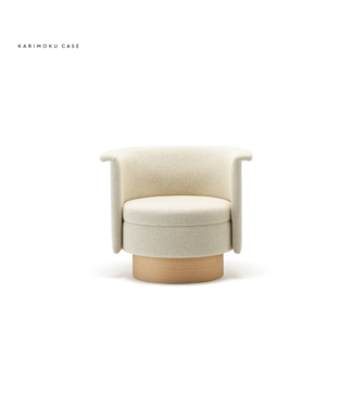 KARIMOKU CASE N-SW01 SWIVEL ARMCHAIR