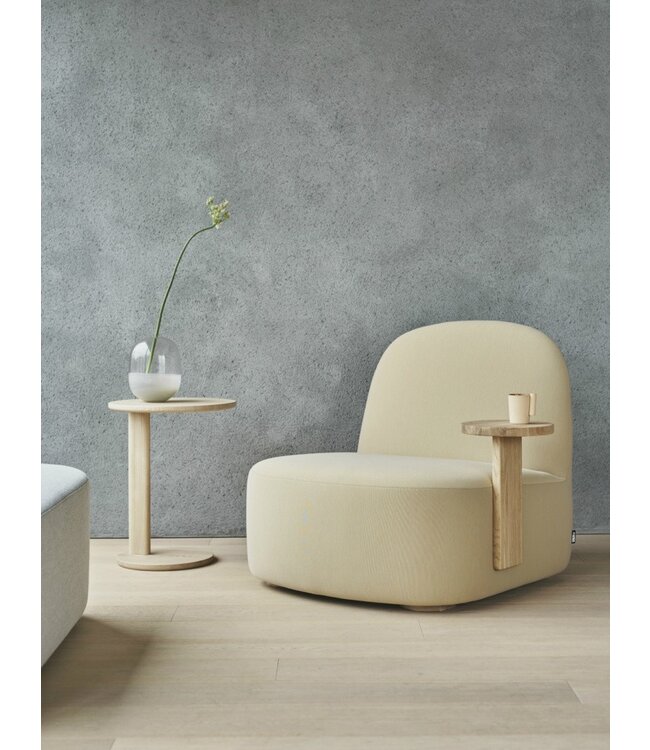 POLAR LOUNGE CHAIR L WITH SIDE TABLE LEFT