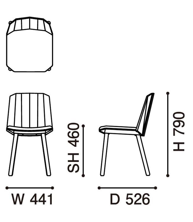 COLOUR WOOD SIDECHAIR
