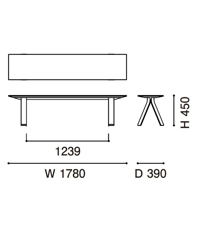 SPECTRUM BENCH 180