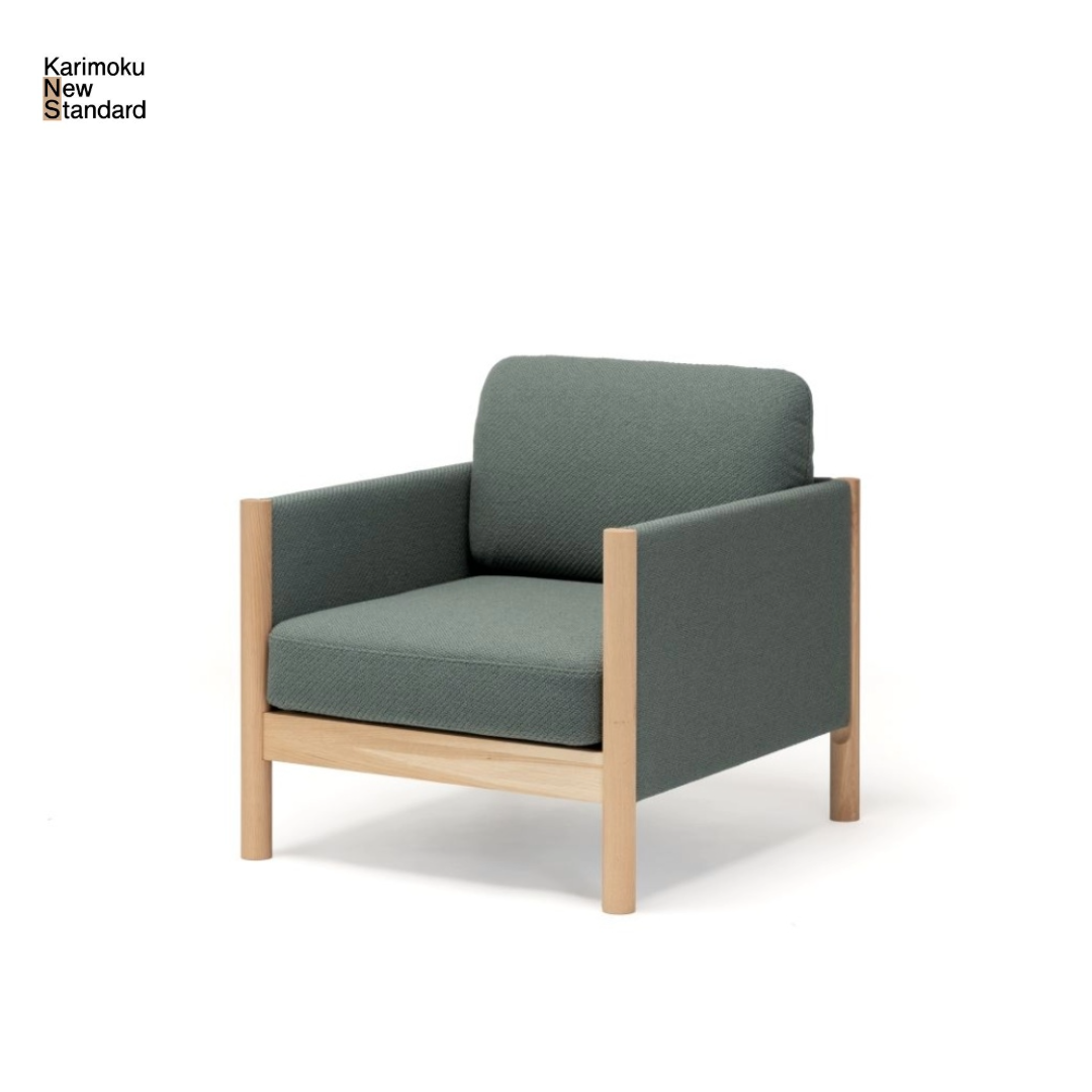 karimoku＆unico ロビーチェアー Karimoku New Standard Castor Lobby Sofa Plus 1 Seater