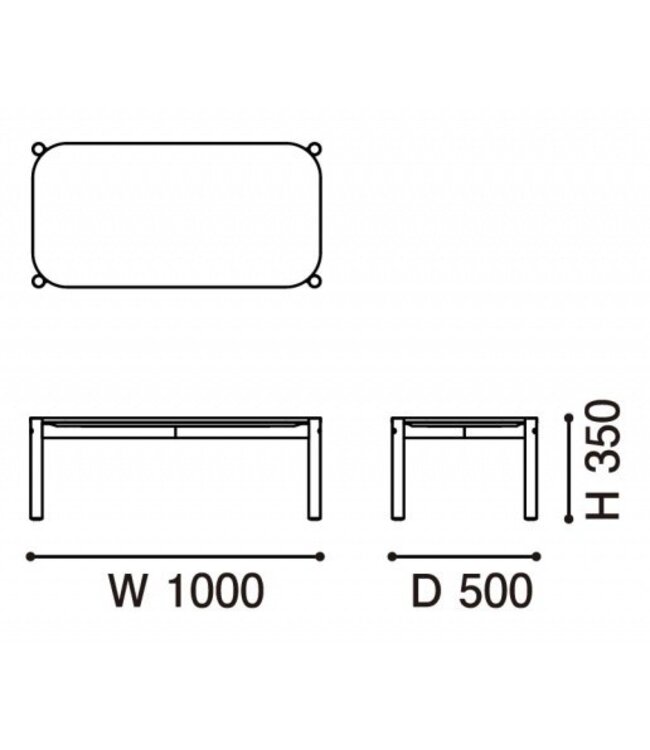CASTOR LOW TABLE 100