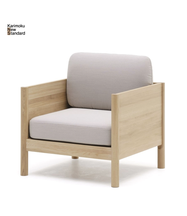 KARIMOKU NEW STANDARD CASTOR LOBBY SOFA 1-SEATER