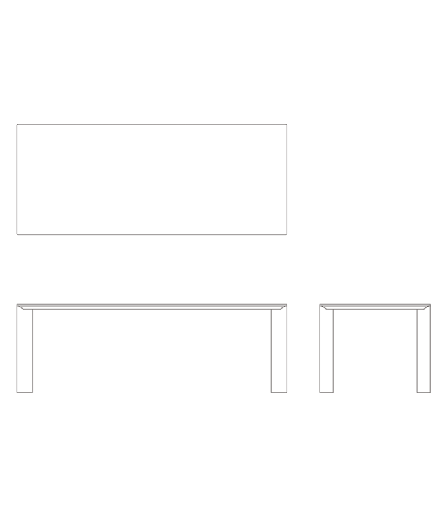 A-DT02 DINING TABLE 1650