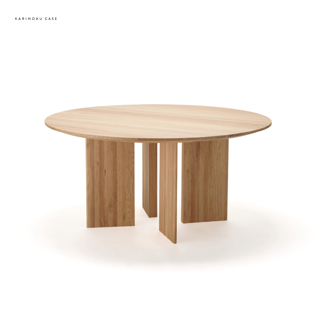 Karimoku Case A-DT03 Round Dining Table – Japandi Design