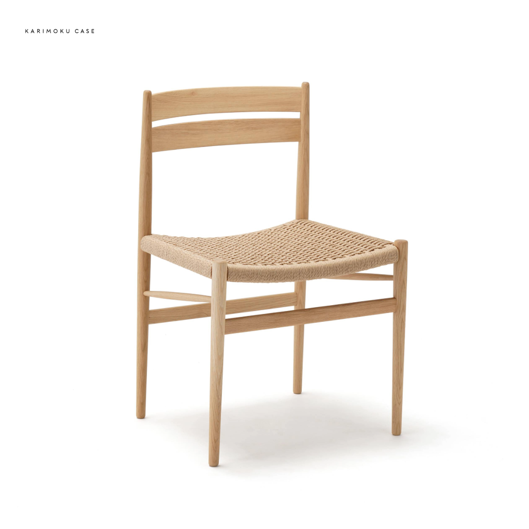 Karimoku Case N-DC05 Dining Chair – Japandi Wood Chair Vancouver
