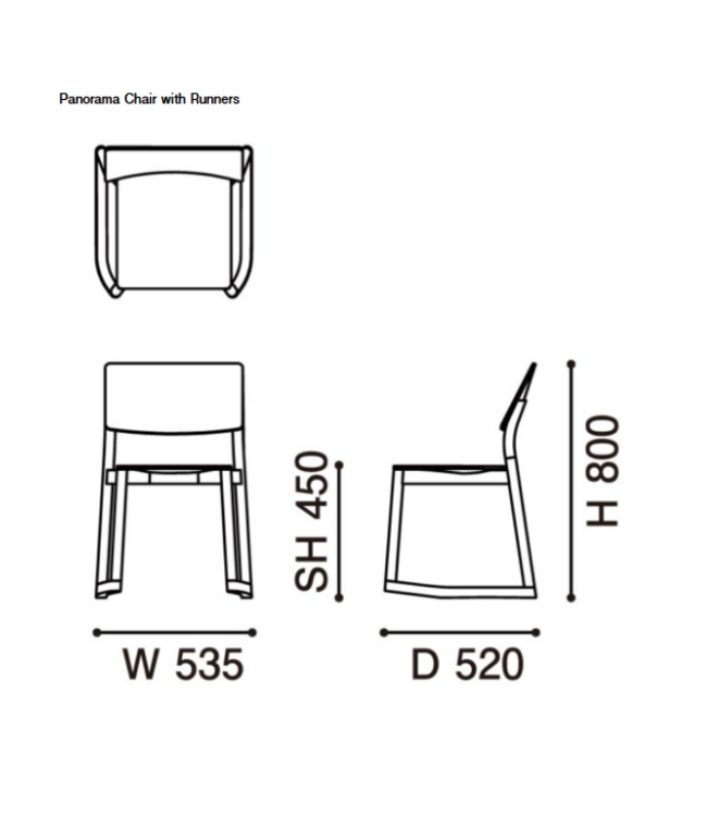 PANORAMA CHAIR WITH RUNNER