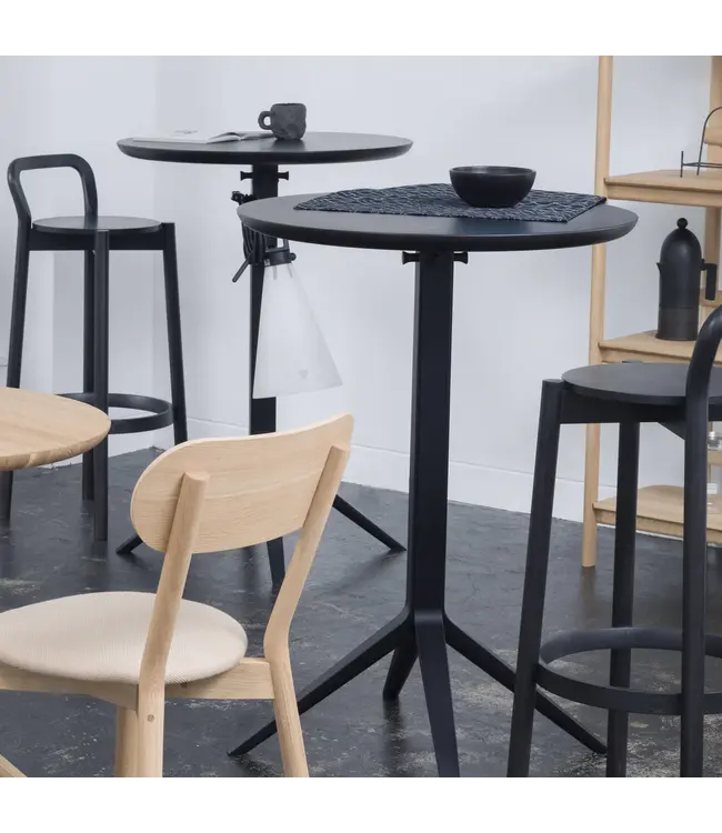 CASTOR COUNTERSTOOL WITH BACKREST