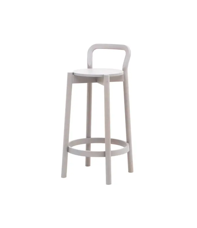 CASTOR COUNTERSTOOL WITH BACKREST LOW
