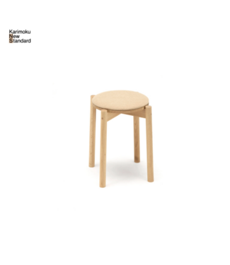 KARIMOKU NEW STANDARD CASTOR STOOL PLUS PAD