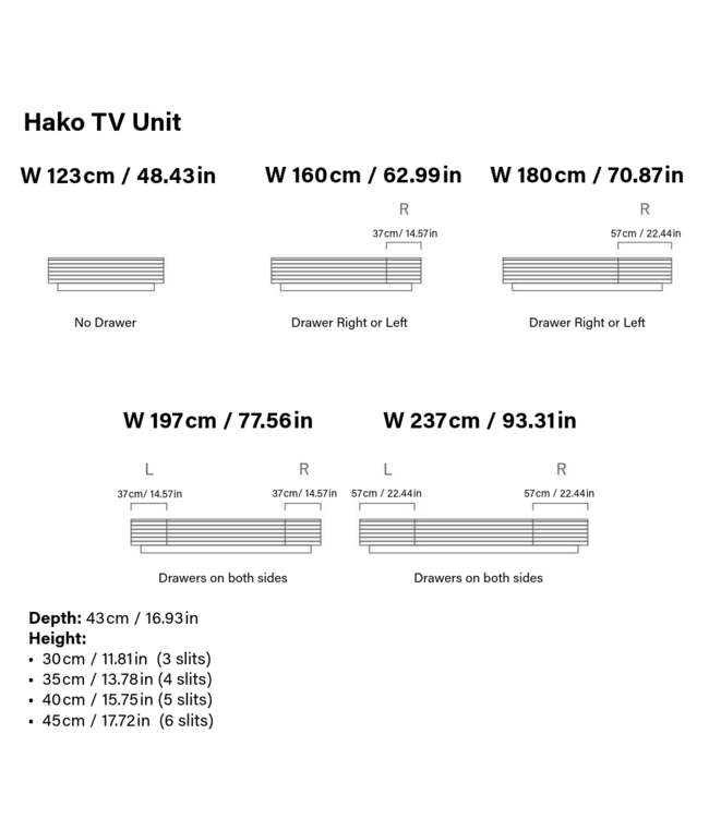 HAKO TV UNIT