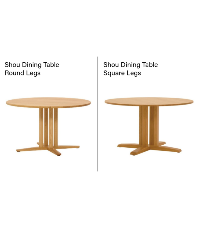 SHOU DINING TABLE ROUND