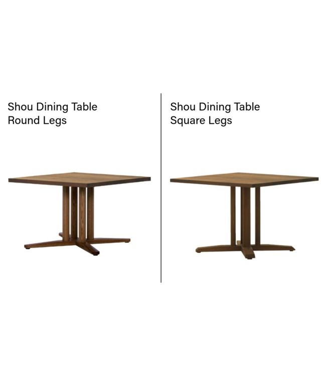 SHOU DINING TABLE SQUARE