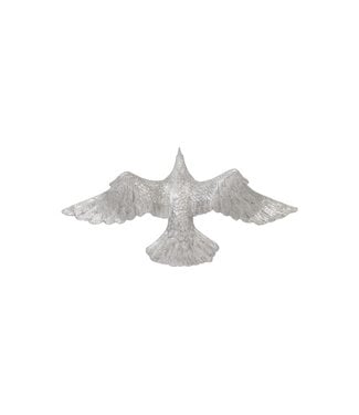 PHILLIPS COLLECTION DOVE WALL DECOR - WINGS DOWN - SILVER PHILLIPS COLLECTION DOVE WALL DECOR - WINGS DOWN - SILVER