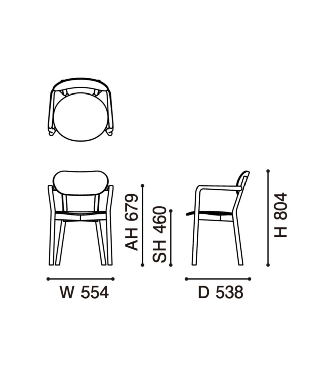CASTOR ARMCHAIR PLUS