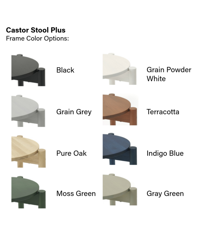 CASTOR STOOL PLUS