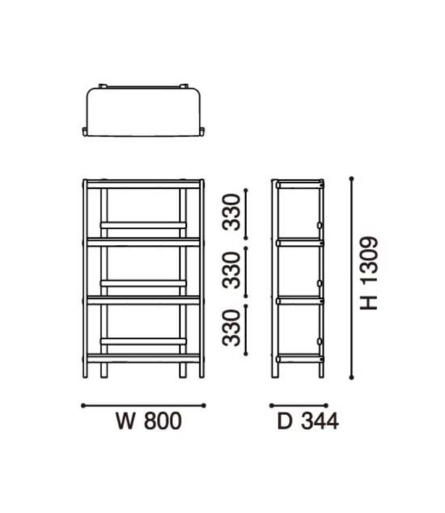 ARCHIVE SHELF 80