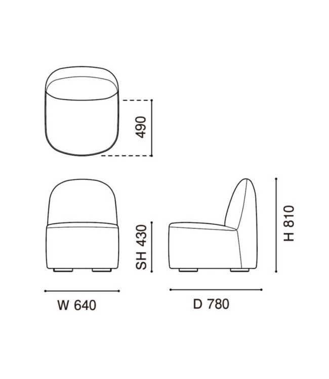POLAR LOUNGE CHAIR S
