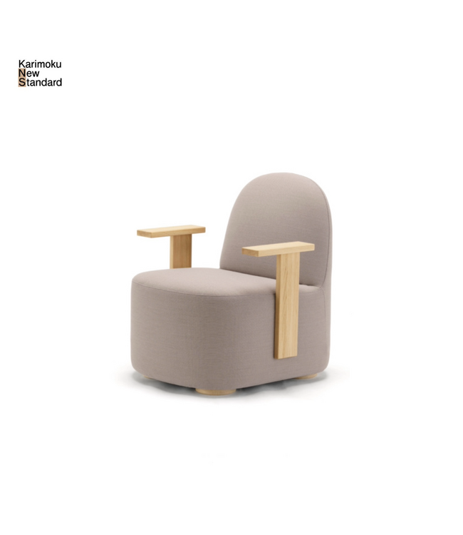 KARIMOKU NEW STANDARD POLAR LOUNGE CHAIR S WITH ARM
