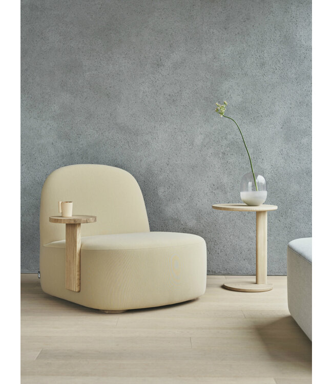 POLAR LOUNGE CHAIR L WITH SIDE TABLE RIGHT
